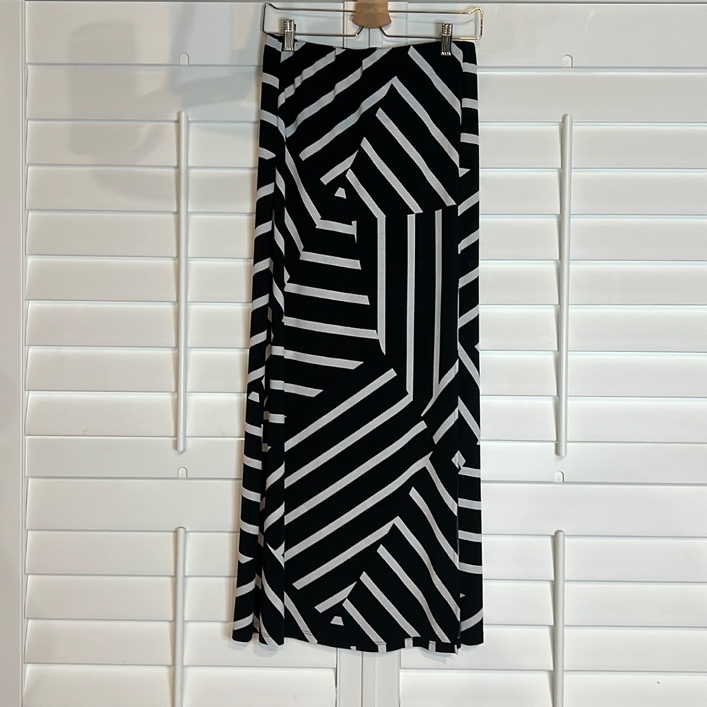 Black and white skirt